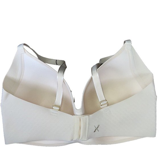*KNIX Wing Woman Wireless Bra Womens Size 8 Beige Smooth Cup T-Shirt Back Close - Picture 4 of 5